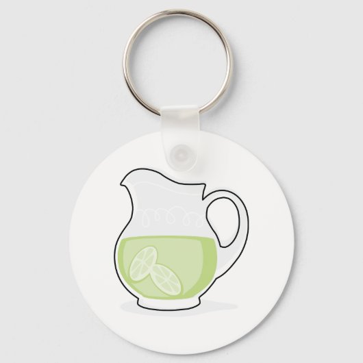 Pitcher of Limoen Juice Sleutelhanger (Achterkant)
