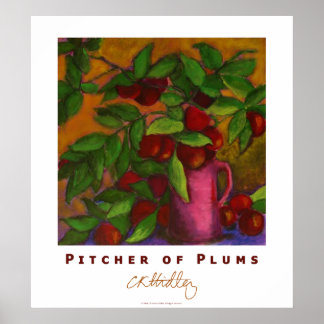 Pitcher of Plums-Poster Poster