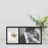  Pitcher Roses Wedding opslaan Datum Save The Date (Staand voorkant)