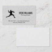 Pitcher | Sports Visitekaartje (Voorkant / Achterkant)