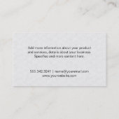 Pitcher (variatie) | Sport Visitekaartje (Achterkant)