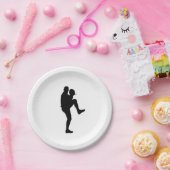 Pitcher voor honkbalspeler papieren bordje (Feest)