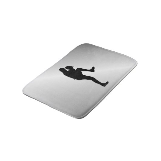 Pitcher Winduel van honkbalspeler Badmat (Gekanteld)