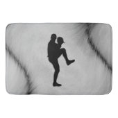 Pitcher Winduel van honkbalspeler Badmat (Voorkant)