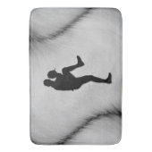 Pitcher Winduel van honkbalspeler Badmat (Voorkant Verticaal)