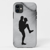 Pitcher Winduel van honkbalspeler Case-Mate iPhone Case (Achterkant)