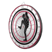 Pitcher Winduel van honkbalspeler Dartbord (Voorkant Rechts)