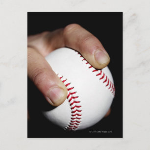 Pitchers pakken een honkbal aan briefkaart