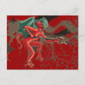 Pitchfork Devil Briefkaart (Voorkant)