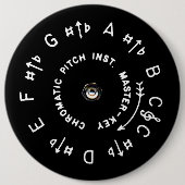 Pitchpipe Ronde Button 6,0 Cm (Voorkant)