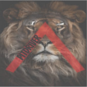 PitDriver Lion Logo Sticker (Voorkant)