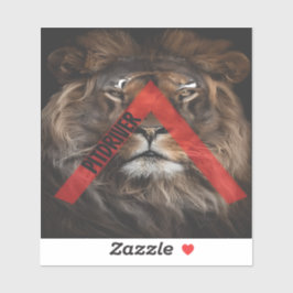 PitDriver Lion Logo Sticker