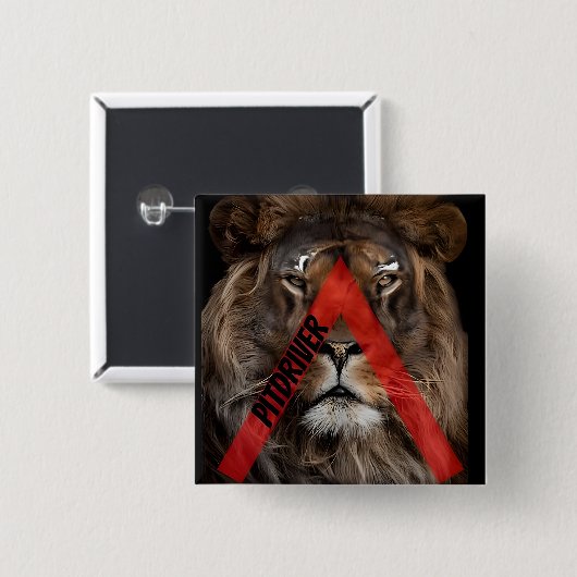 PitDriver Lion Logo Swag Button (Voorkant /achterkant)