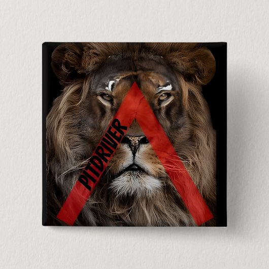 PitDriver Lion Logo Swag Button (Voorkant)