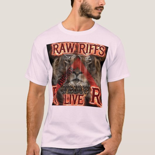 PitDriver Raw Riffs Live II Deuce T-shirt (Voorkant)