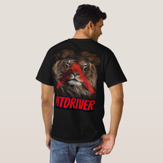 PitDriver ^ Shirt met Lion Logo (Achterkant volledig)