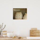 Pithoi, Minoan Palace, Knossos, Kreta Poster (Keuken)