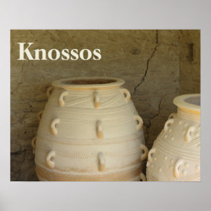 Pithoi, Minoan Palace, Knossos, Kreta Poster