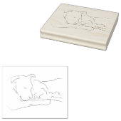 Pitiful in Love Rubberstempel (Gestempeld)