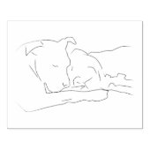 Pitiful in Love Rubberstempel (Afrduk)