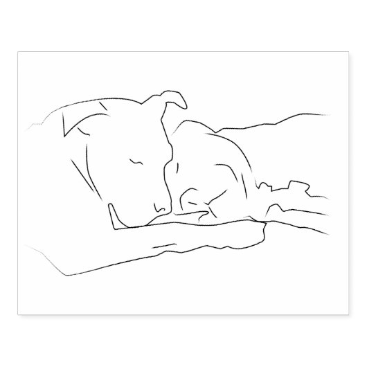 Pitiful in Love Rubberstempel (Afrduk)