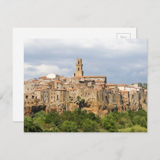 Pitigliano, Toscane, Italië Briefkaart (Voorkant / Achterkant)