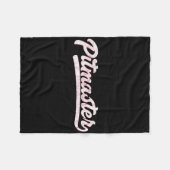 Pitmaster 100% BBQ Pitmaster Shirten Fleece Deken (Voorkant (Horizontaal))