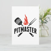 Pitmaster Bedankkaart (Staand voorkant)