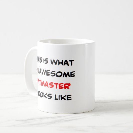 pitmaster, geweldige koffiemok (Voorkant links)