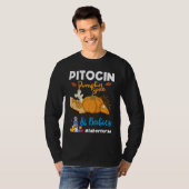 Pitocin Pompoen Specerij & Baby's OB RN Bevalling T-shirt (Voorkant volledig)
