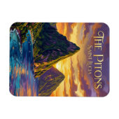 Pitons Saint Lucia Magneet (Horizontaal)