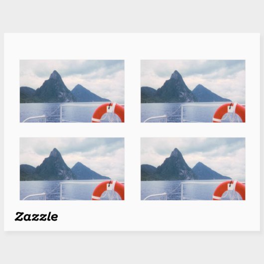 Pitons van de Zee Sticker (Vel)