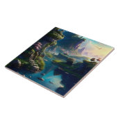 Pitoresk Landschap Drie Tegeltje (Zijkant)