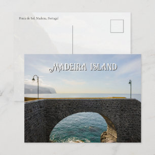 Pitoreske brug in Ponta do Sol, Madeira eiland Briefkaart