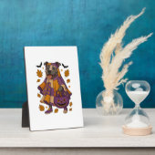 Pitpull Hond Geest Halloween Fotoplaat (Zijkant)