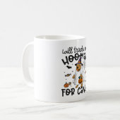 Pitpull-hond Halloween Spoken Geest Koffiemok (Voorkant links)