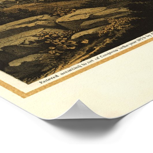 Pitsburgh birdseye map - 1874 (Krebs) BigMapBlog Poster (Hoek)