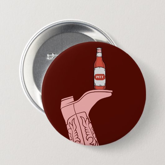 Pitt Boot Game Day Button (Voorkant /achterkant)