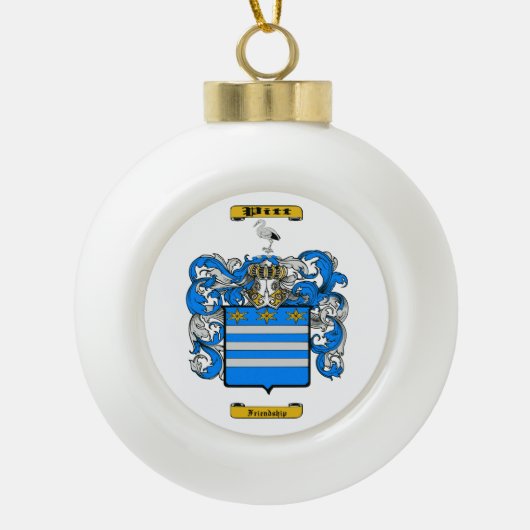 Pitt Keramische Bal Ornament (Voorkant)