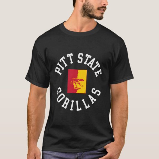 Pitt State Gorillas Collegiale Cirkel T-shirt (Voorkant)