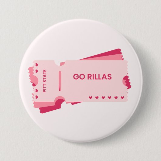 Pitt State Gorillas Game Day Button (Voorkant)