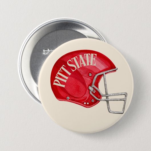 Pitt State Helmet Button (Voorkant /achterkant)