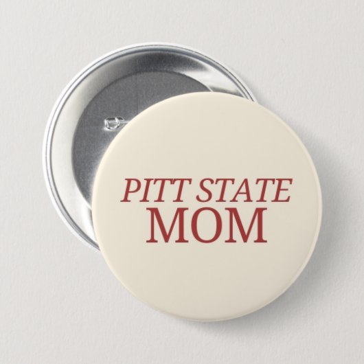 Pitt State Mom Ronde Button 7,6 Cm (Voorkant /achterkant)