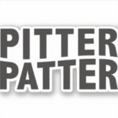 Pitter Patter - Letterkenny Sticker (Voorkant)