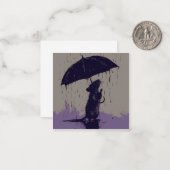 Pitter-Patter & Paw Prints: Gezellige Muisverhalen Notitiekaartje (Voorkant / Achterkant in situ)