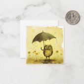 Pitter-Patter & Post-Internet Spint: Minimalistisc Notitiekaartje (Voorkant / Achterkant in situ)