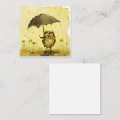 Pitter-Patter & Post-Internet Spint: Minimalistisc Notitiekaartje (Voorkant / Achterkant)