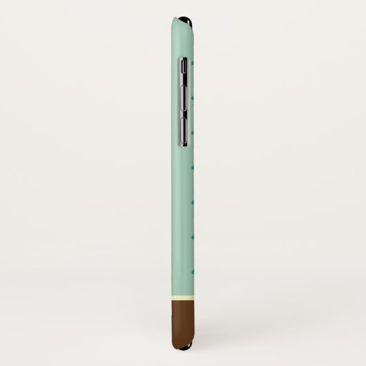 Pitter-Patter Raindrops Monogram Case-Mate iPhone Case (Achterkant/links)