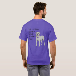 PittHound Beschermend Hart. Zwerversziel. T-shirt