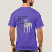 PittHound Beschermend Hart. Zwerversziel. T-shirt (Achterkant)